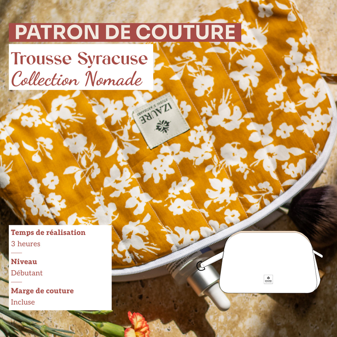 Trousse Syracuse, patron de couture