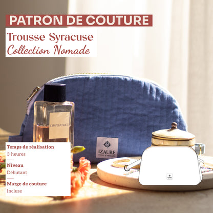 Trousse Syracuse, patron de couture