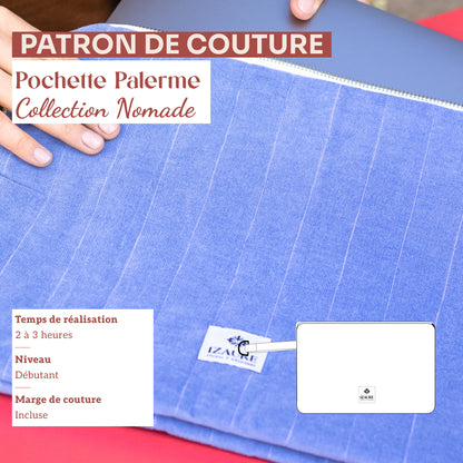 Pochette Palerme, patron de couture