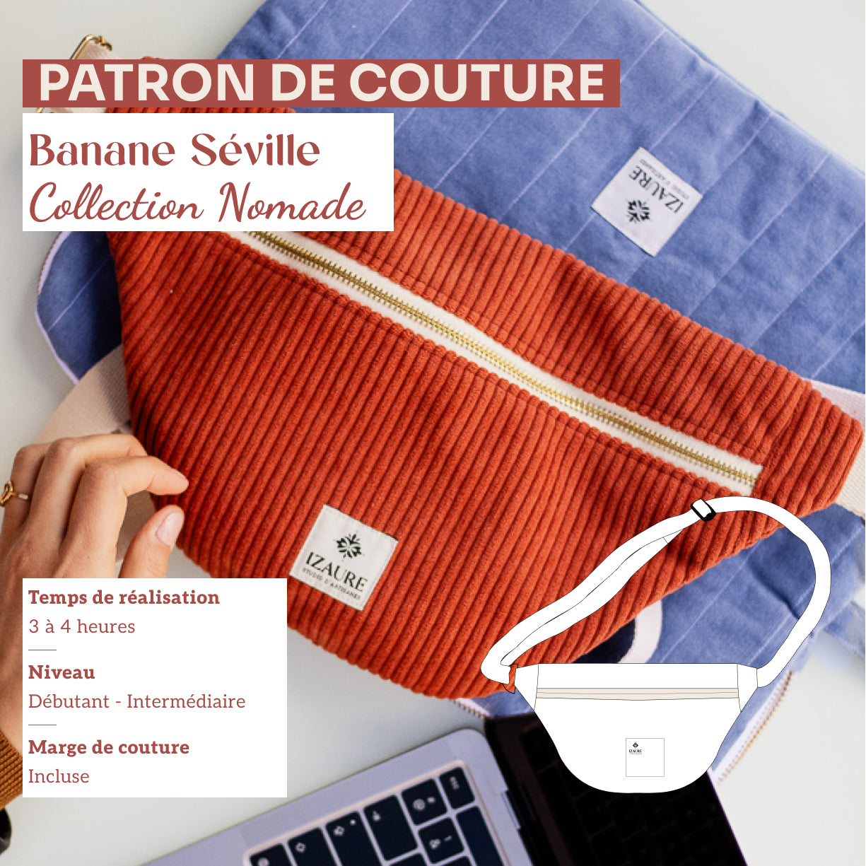 Banane Séville, patron de couture